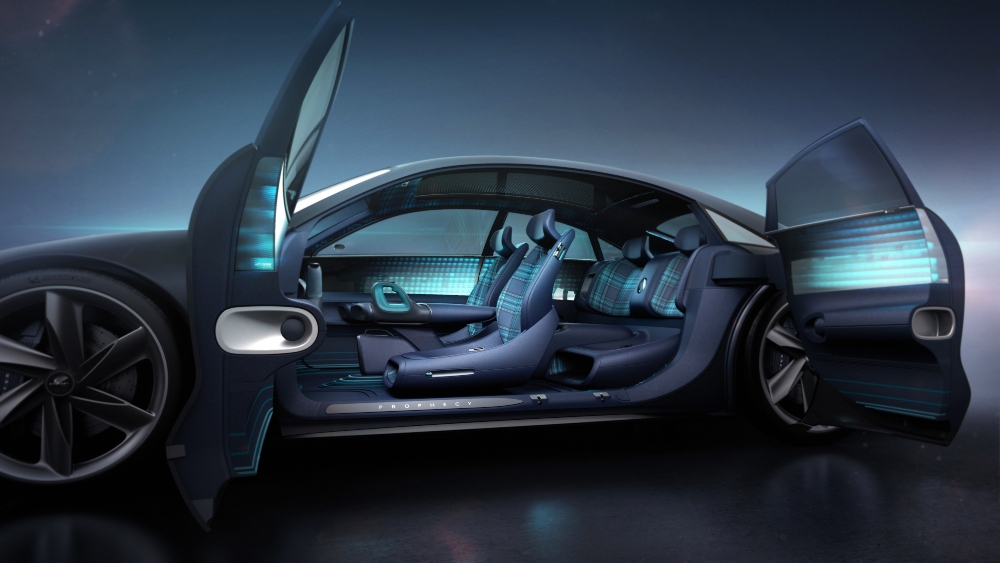 Lateral interior do Hyundai Concept Prophecy