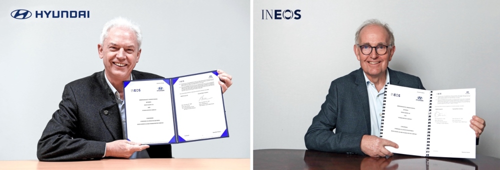 Hyundai e Ineos acordo hidrogénio