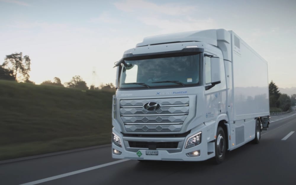 Camião fuel cell Hyundai